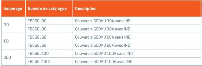 Couvercles-de protection-pour-porte-fusibles-600-volts-Classe-J