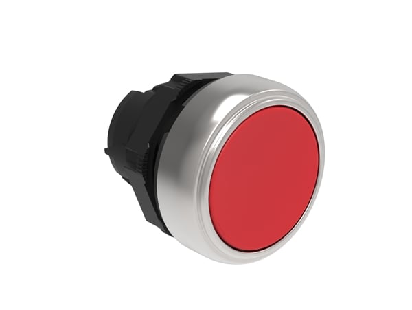 lpcb104-lovato-electric-Pushbutton-actuator-spring-return-Ø22mm-Platinum-series-chromed-plastic-flush-Red