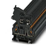 Bloc de jonction - bornier porte fusible à étage 6,2 mm (pour fusible 5 X 20)