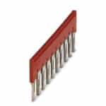 Pont enfichable pour bornier de 8mm, pont de 10 pôles, rouge