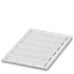 Repères pour bornier 5mm, surface de 4,6x10mm, planchette de 72 marqueurs