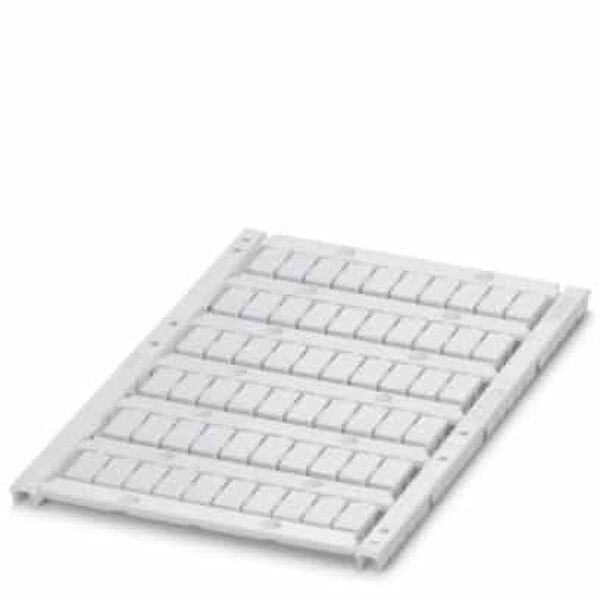 Repères pour bornier 6mm, surface de 5,6x10,5mm, planchette de 60 marqueurs