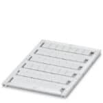 Repères pour bornier 8mm, surface de 7,6x10,5mm, planchette de 42 marqueurs