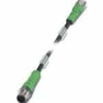 Phoenix Contact 1529179 - SAC-8P-M12MS/10,0-PUR/M12FS - Câble pour capteurs/actionneurs, 8-pôles, PUR exempt d'halogène, gris-noir RAL 7021, connecteur mâle droit M12, codage: A, sur Connecteur femelle droit M12, codage: A, longueur de câble: 10 m