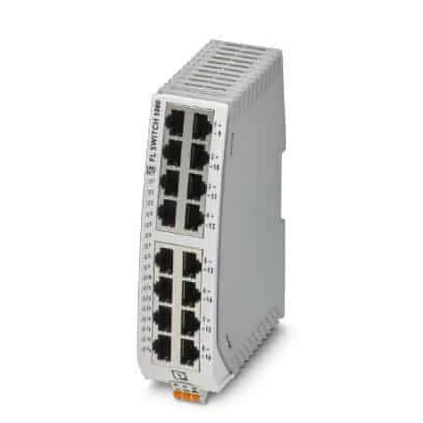 1085255 Phoenix Contact - Commutateur Ethernet industriel FL SWITCH 1016N - 16 ports RJ45, Ethernet 10/100 Mbps, Profinet, EtherNet/IP et Modbus TCP