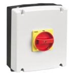 80A 600V lockable disconnect with enclosure