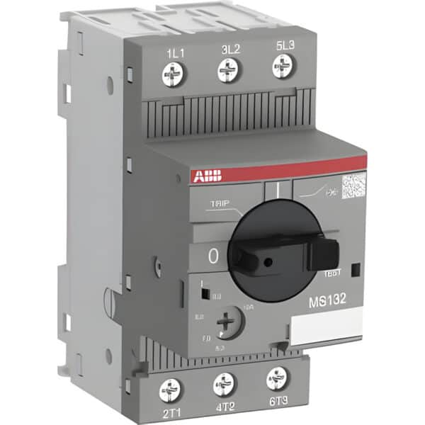 ABB MS132-1.6 | 1SAM350000R1006 - Démarreur manuel (Disjoncteur de protection de moteur), 690 VAC/250 VDC 1.0...1.6 A 3 pôles