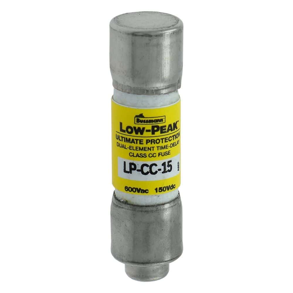 Bussmann EDCC-15A Class CC Time-Delay Fuse – 15 Amp, 600Vac, Edison EDCC15